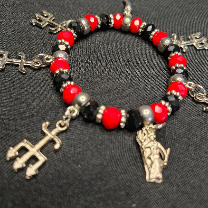 🖤❤️ Pulseira de Exu – Poder, Proteção e a Força do Orixá ❤️🖤 - Imagem 2