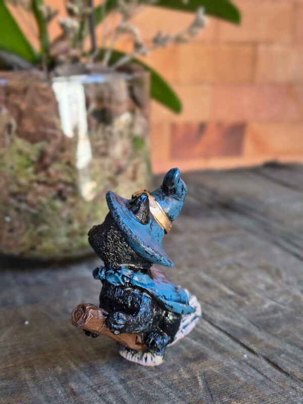 Gato Bruxo Voando- 9x9 cm - Imagem 5