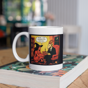 🌙 Caneca Filha da Lua — O Feitiço da Tua Própria Luz