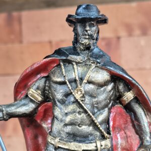 ✨ Estátua de Exu – 23cm | 580g | Linha Chama Divina ✨