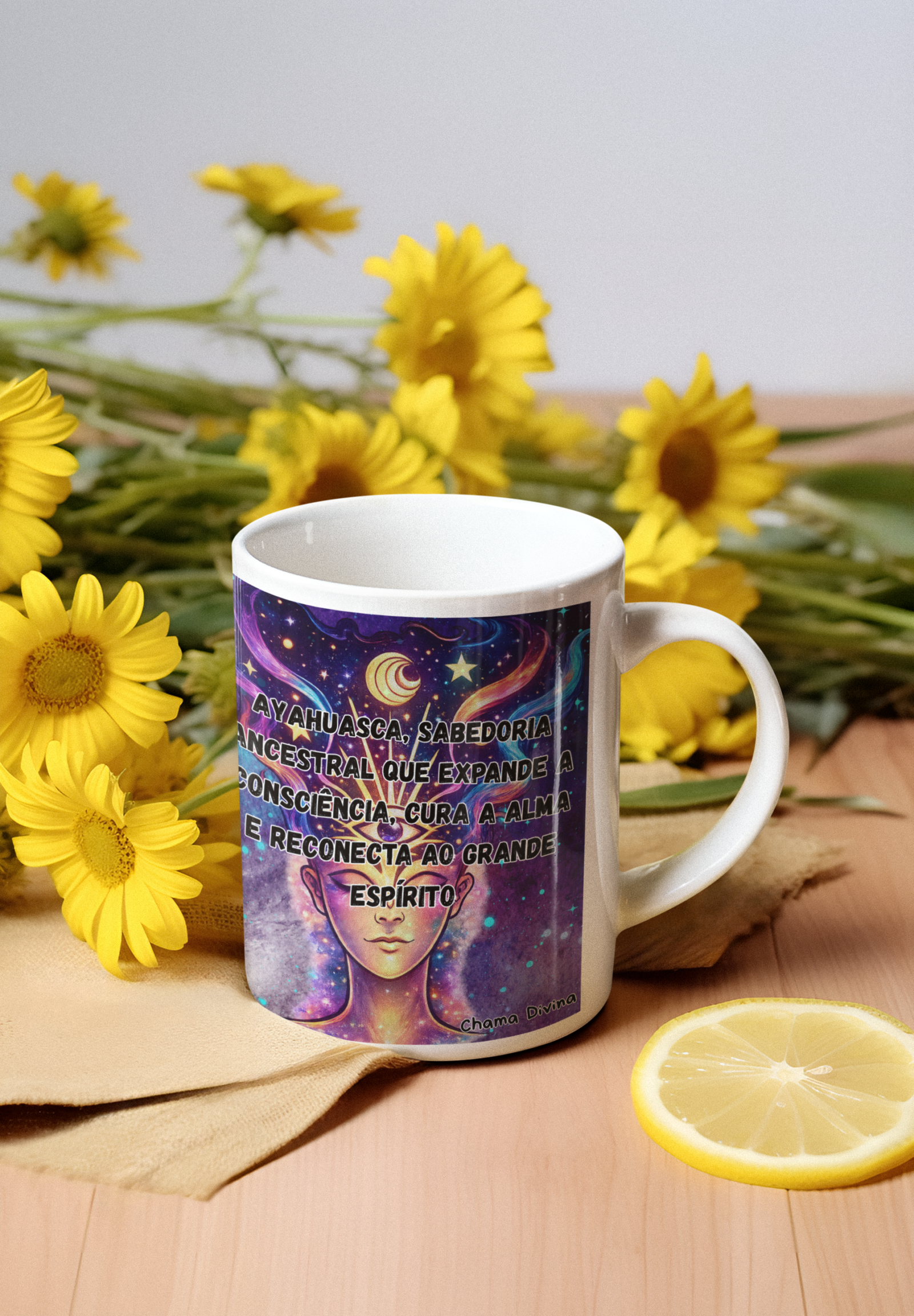Caneca “Ayahuasca — Sabedoria Ancestral” | Chama Divina - Imagem 2