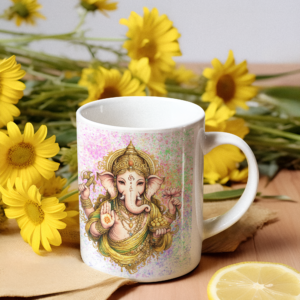 Caneca Om Gan Ganapataye — A Força que Abre Caminhos