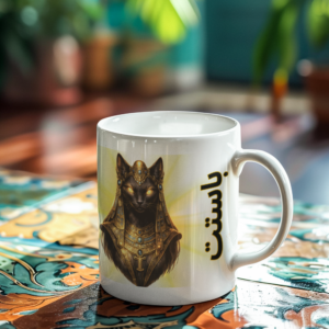 Caneca Bastet — Guardiã do Invisível