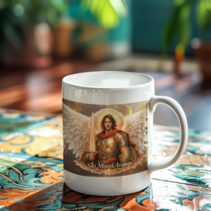 Caneca São Miguel Arcanjo — Chama Divina